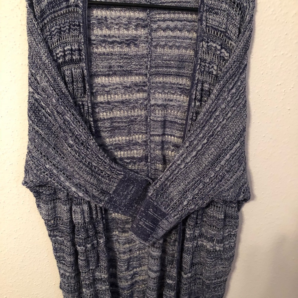 Blue cardigan XXL